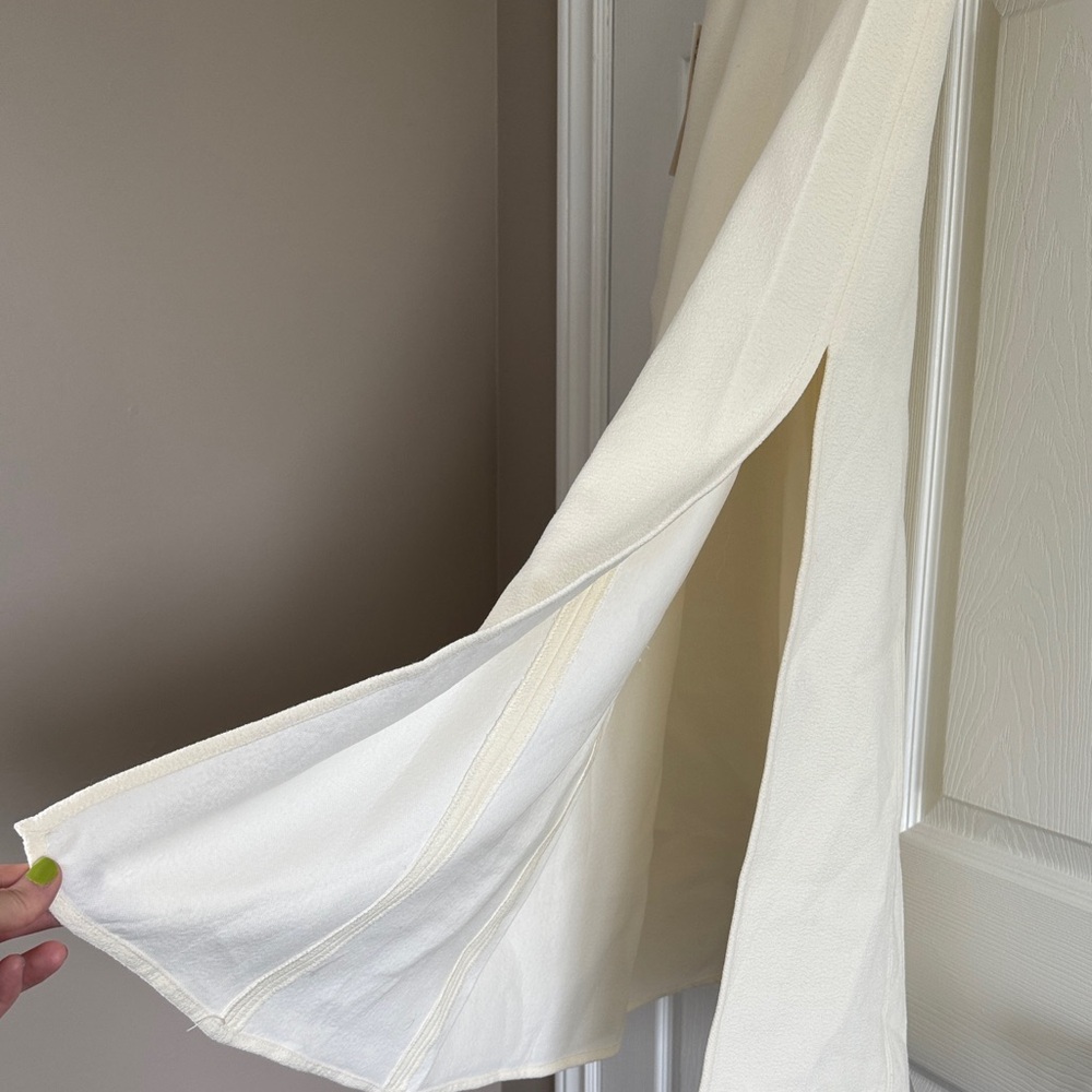 NWT Zara Elegant Cream A-Line Skirt - Picture 4 of 4